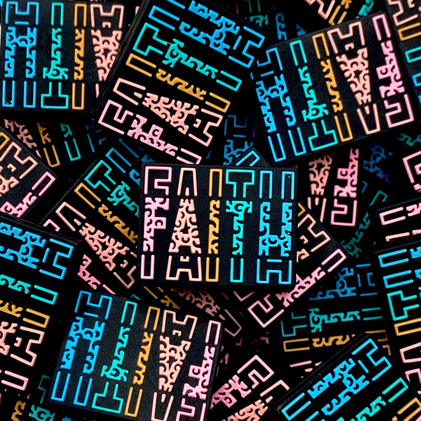 Faith Silicone Focal Beads