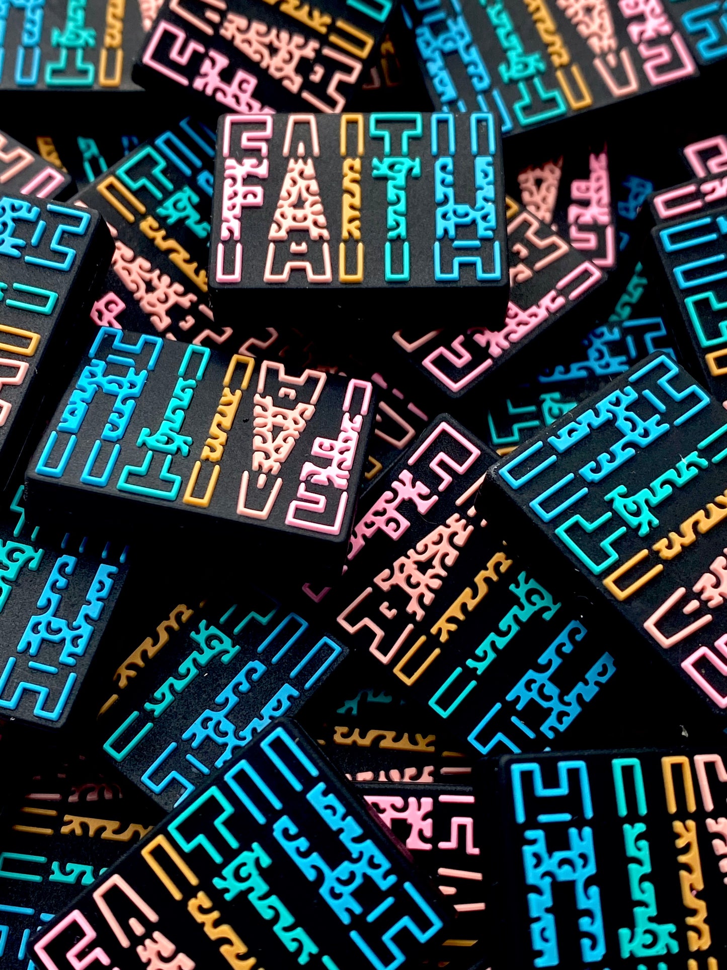 Faith Silicone Focal Beads