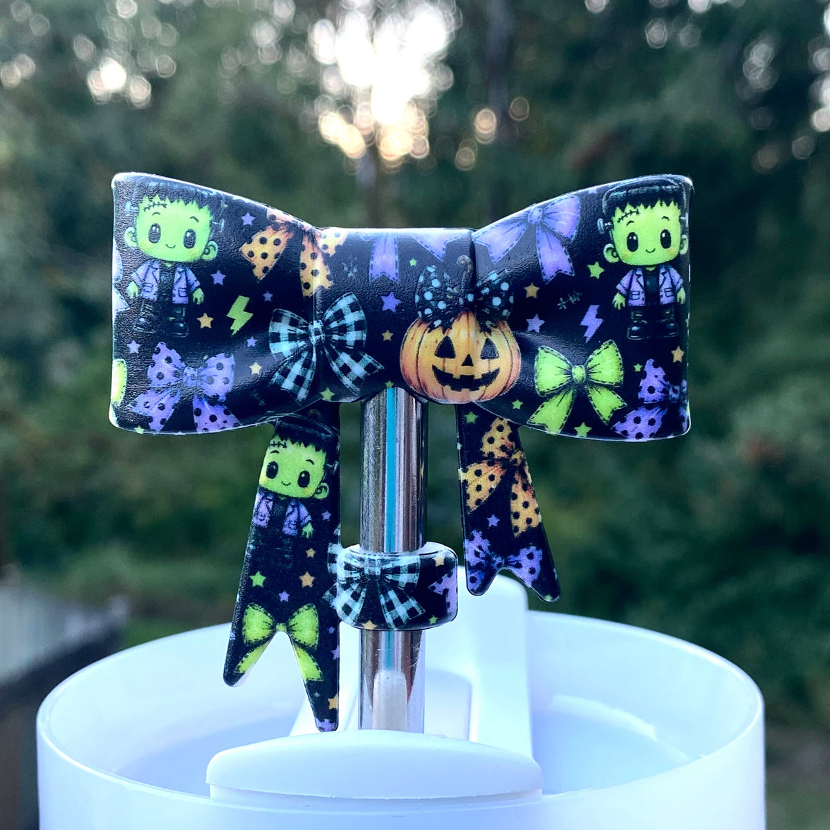 Monster Mode Activated 3D Silicone Straw Topper