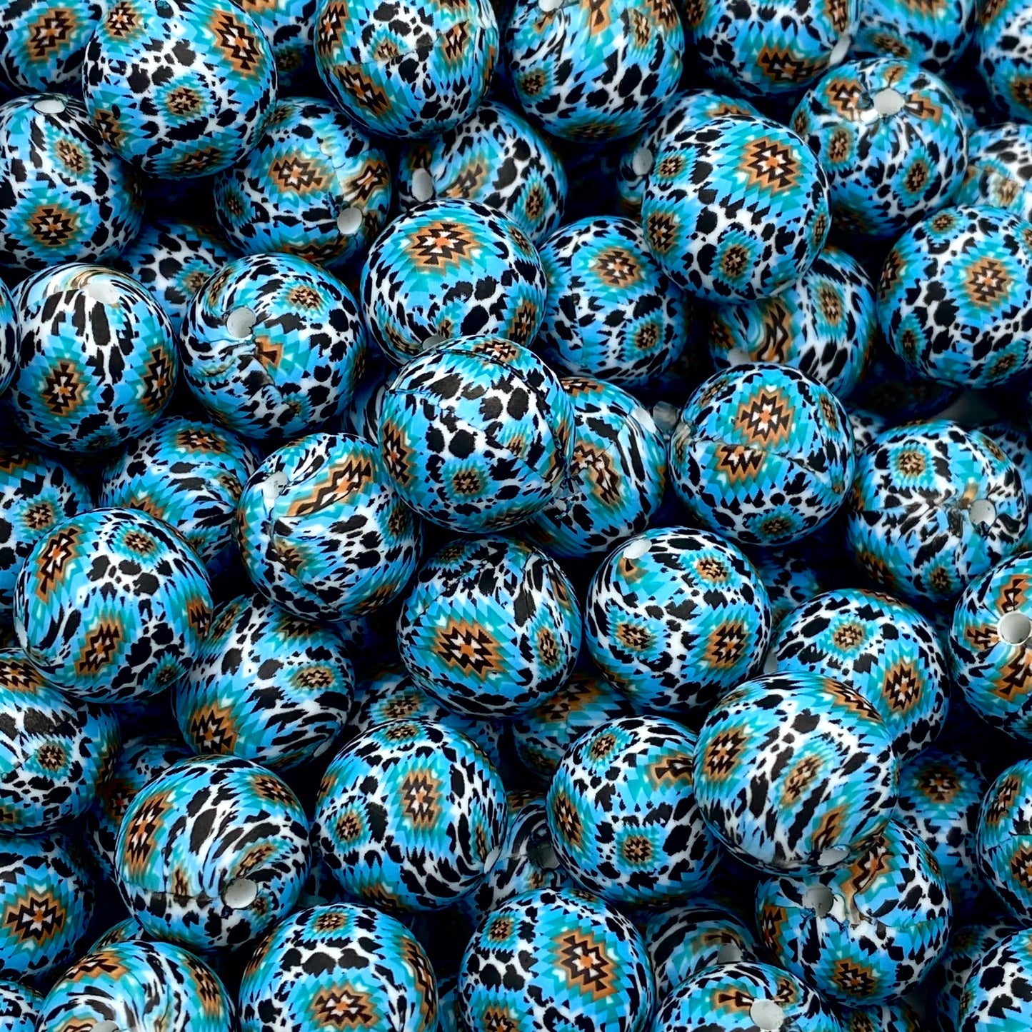 Rebel Child Printed Silicone Beads