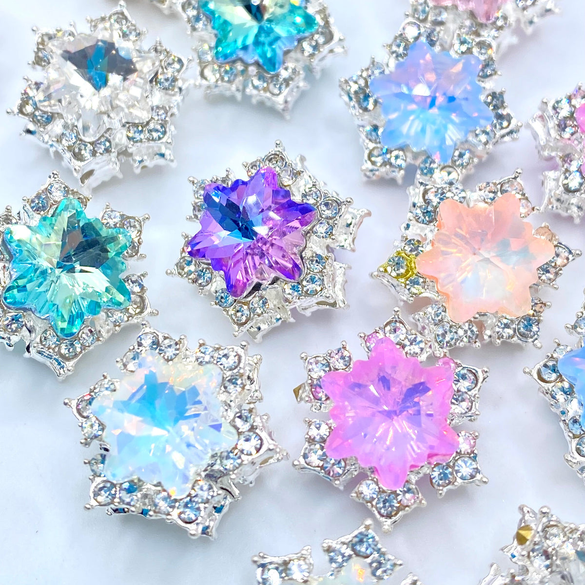 Snowflakes Are Kisses From Heavens Fancy Beads