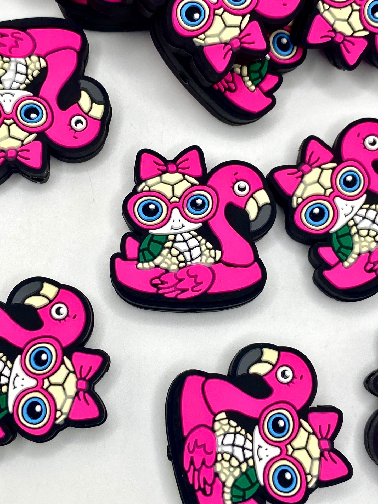 My Happy Place is Floating in the Sea Silicone Focal Beads