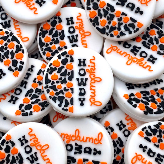 Howdy Pumpkin 3.0 Silicone Focal Beads