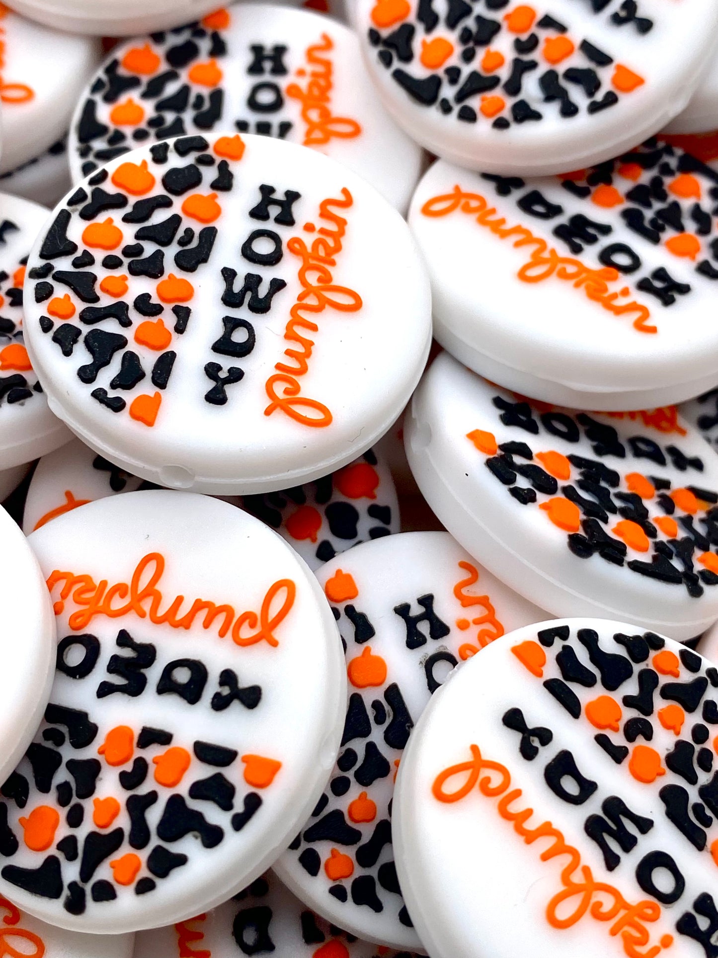 Howdy Pumpkin 3.0 Silicone Focal Beads