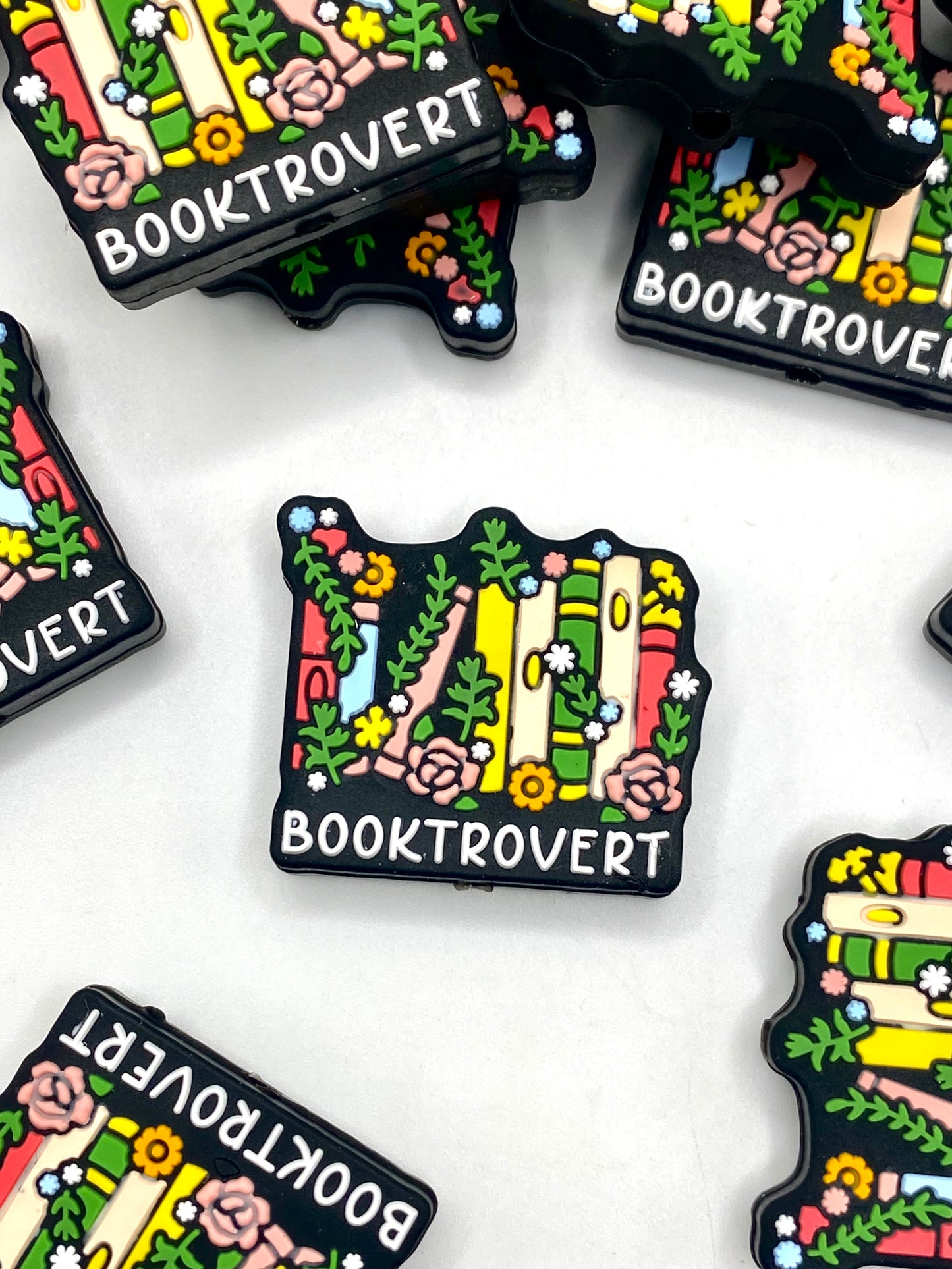 Booktrovert Silicone Focal Beads