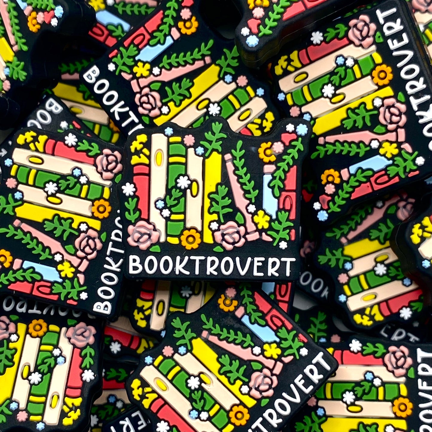Booktrovert Silicone Focal Beads