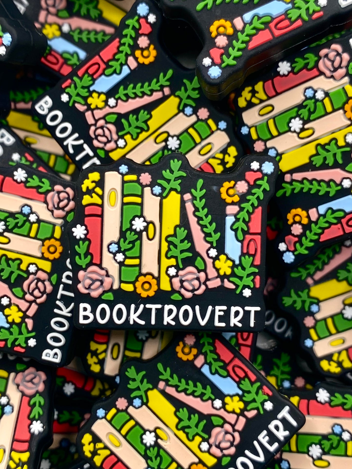 Booktrovert Silicone Focal Beads