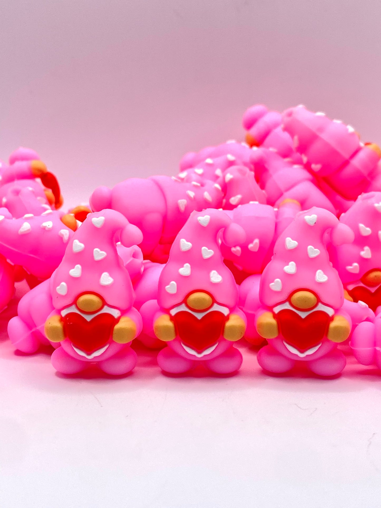 Will You Be My Gnomie 3D Silicone Focal Beads
