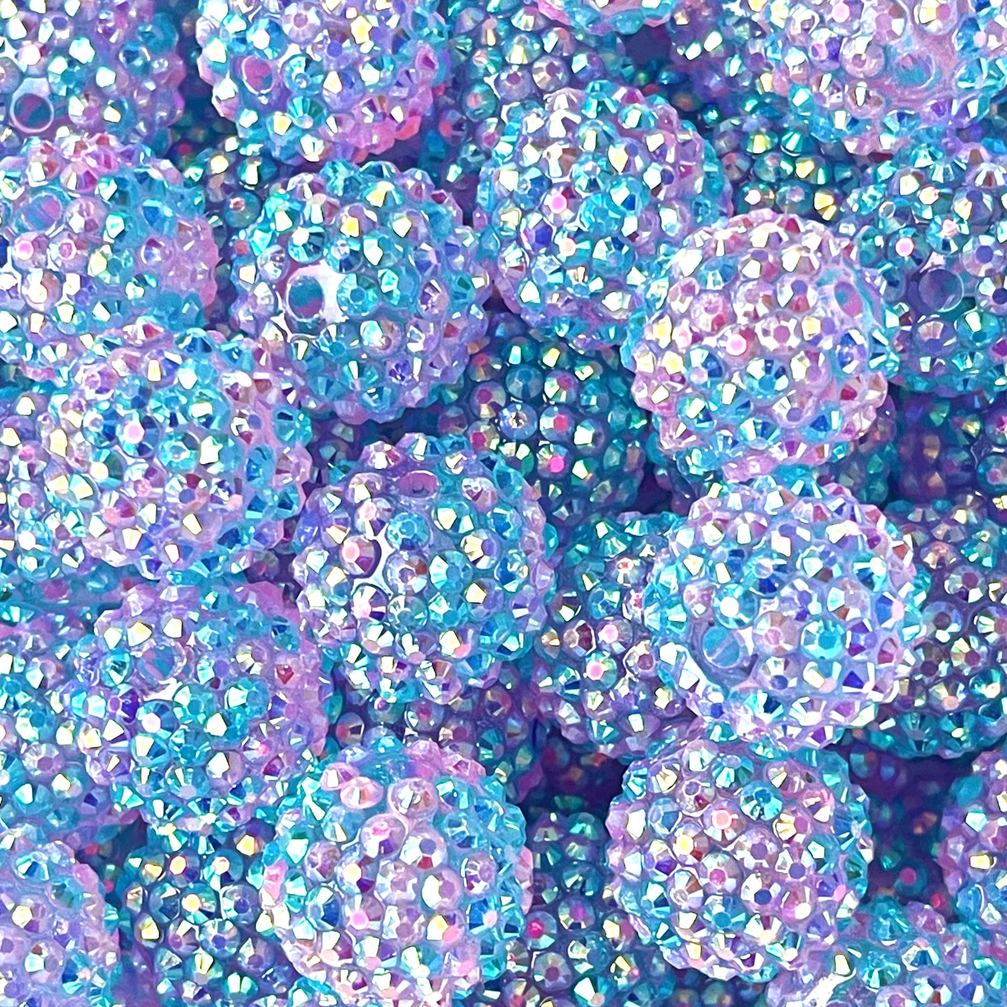 Cotton Candy Rhinestone Beads