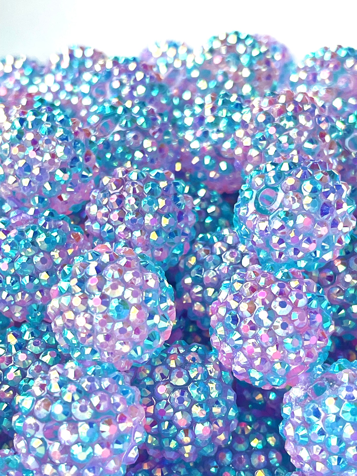 Cotton Candy Rhinestone Beads