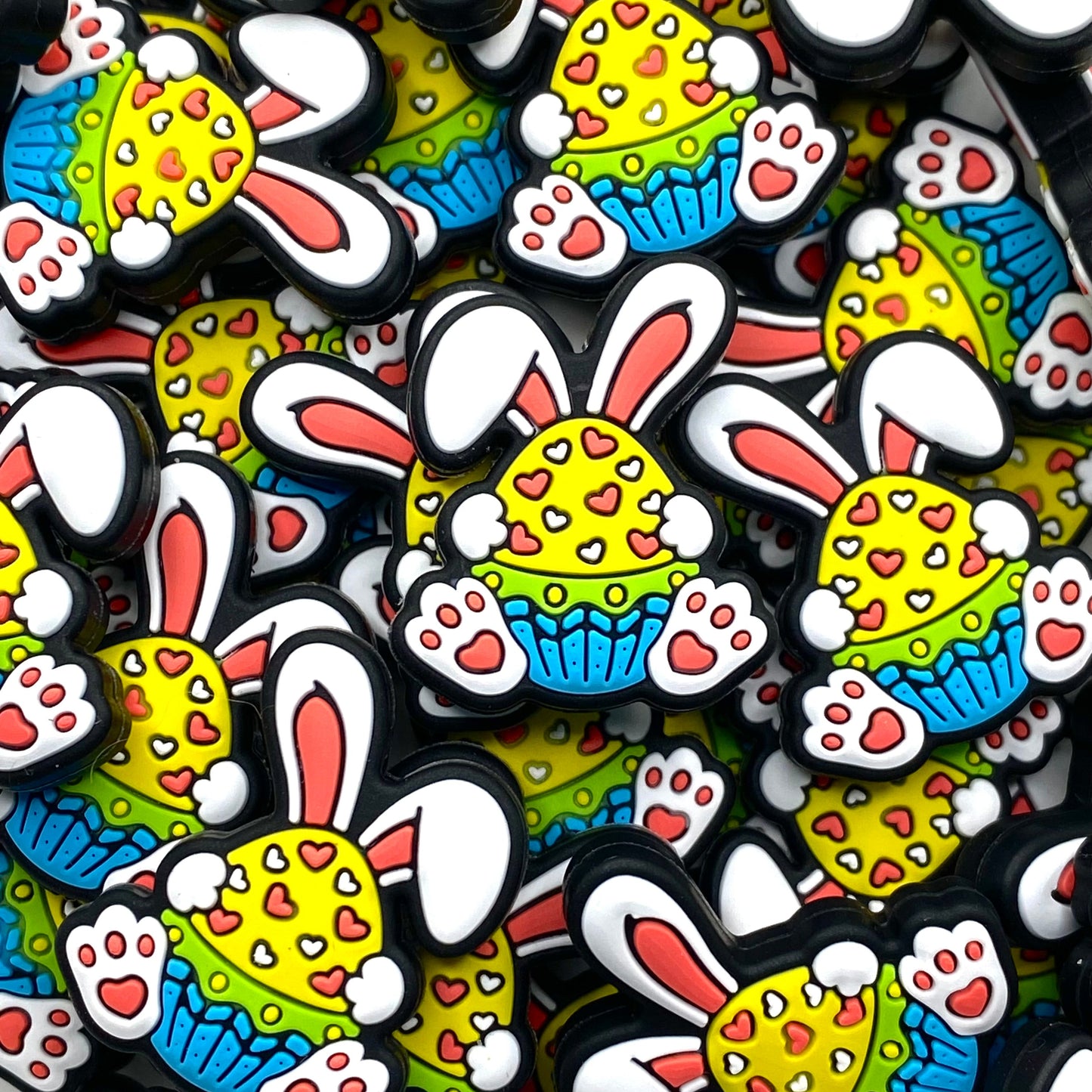Hoppy Easter Silicone Focal Beads