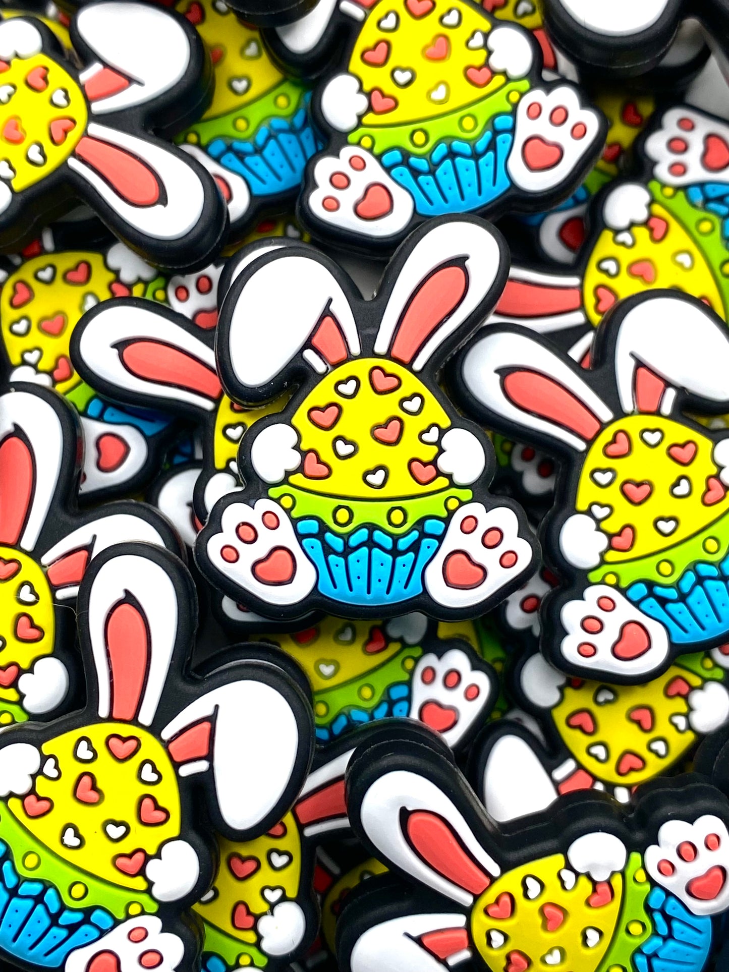 Hoppy Easter Silicone Focal Beads