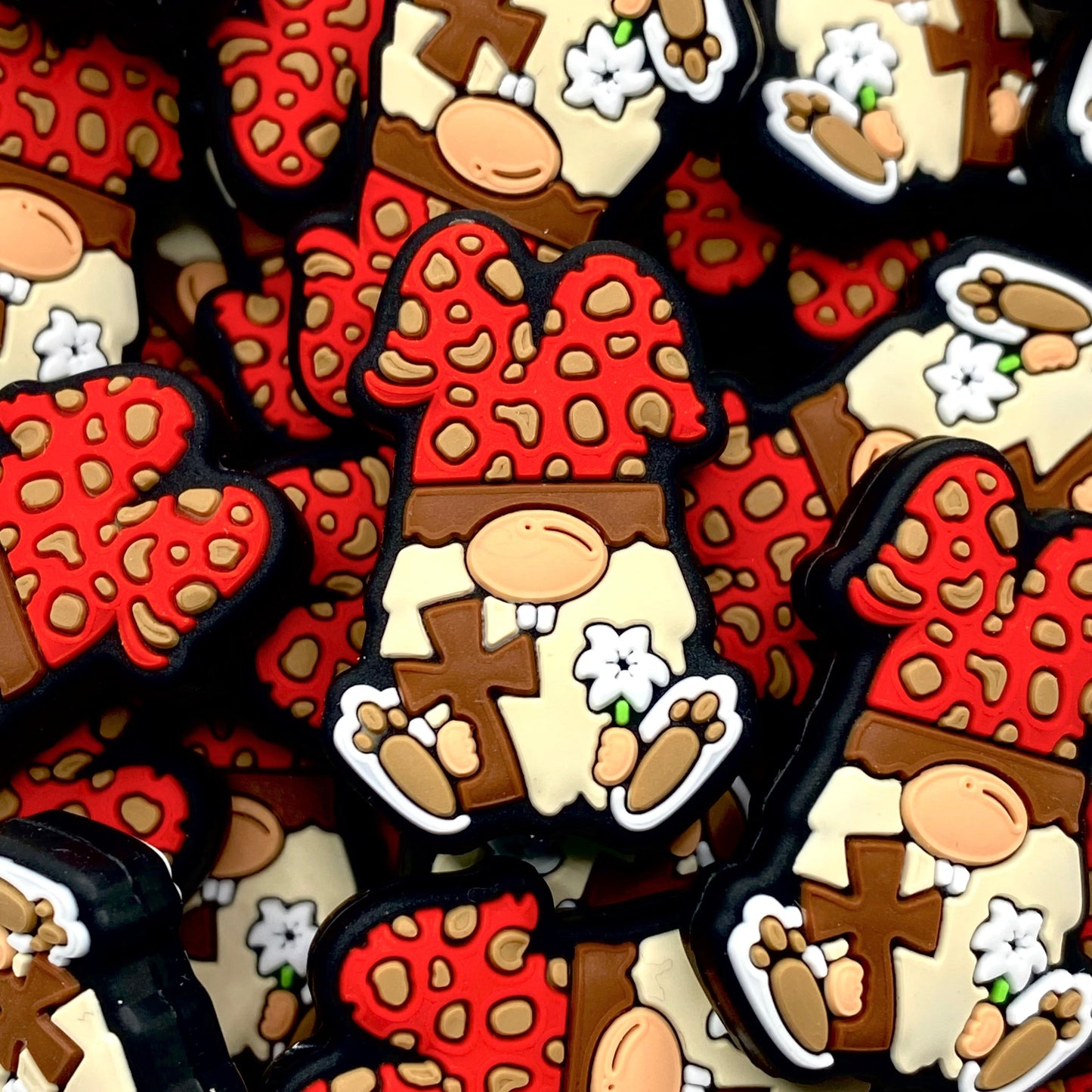Silly Rabbit Easter is for Jesus Silicone Focal Beads