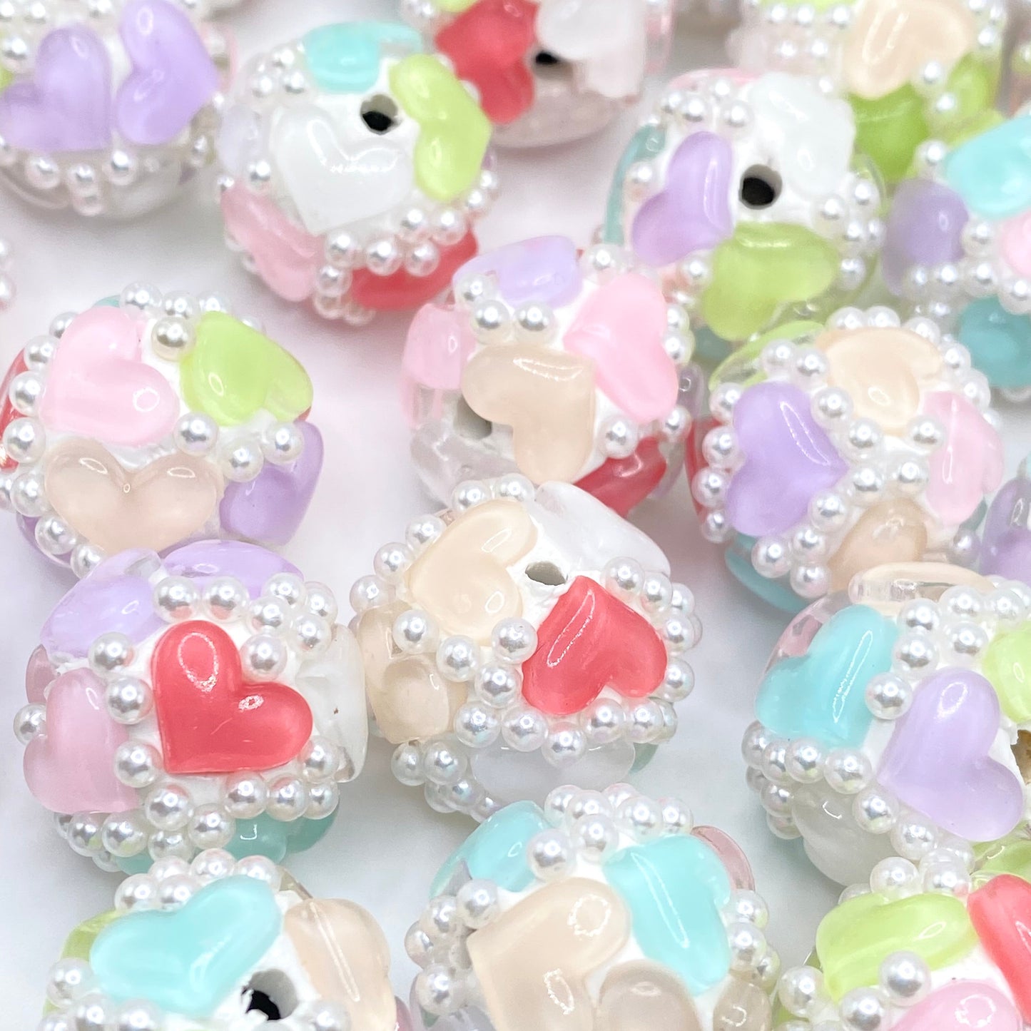 A Good Heart Will Keep You Beautiful Forever Fancy Beads
