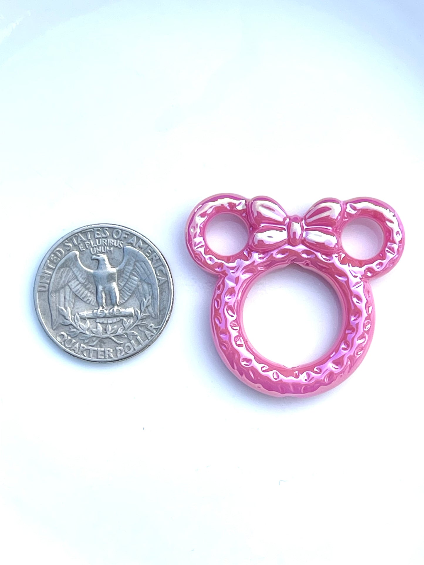 Mouse Acrylic Beads 34 x 37mm - Random Mix