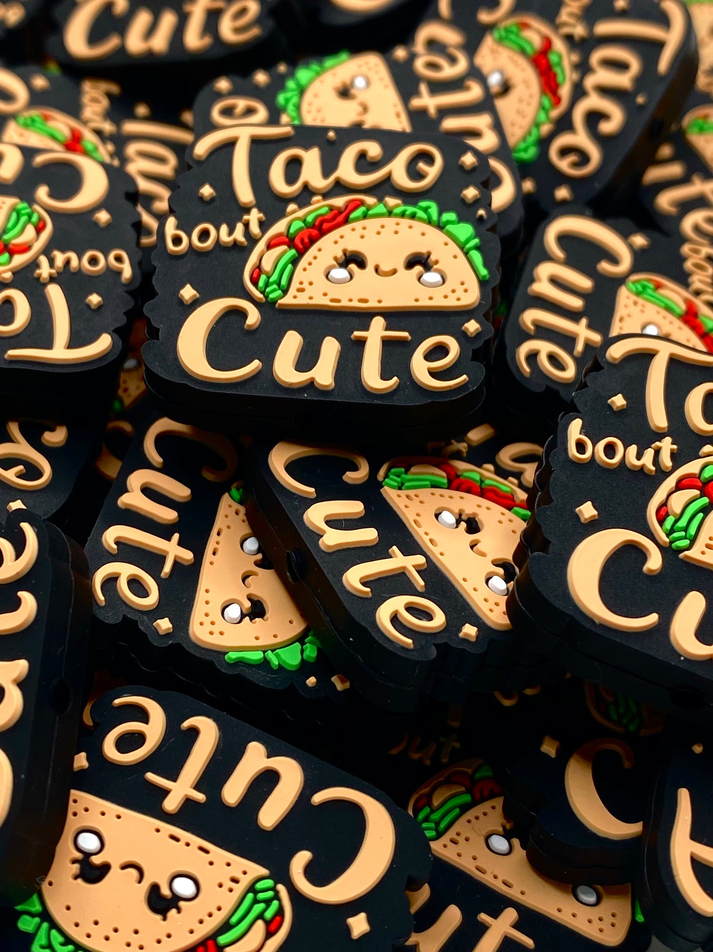 Taco Bout Cute Silicone Focal Beads