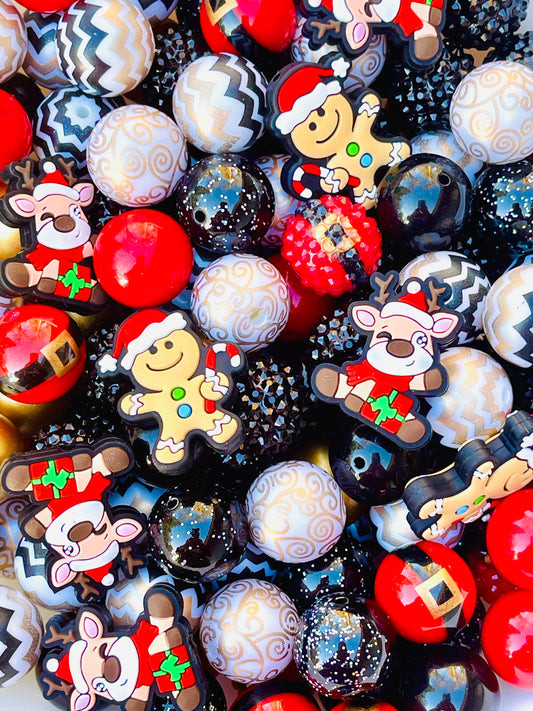 Christmas Bundle | Christmas Beads | Festive | Christmas Gifts | Bubblegum Beads