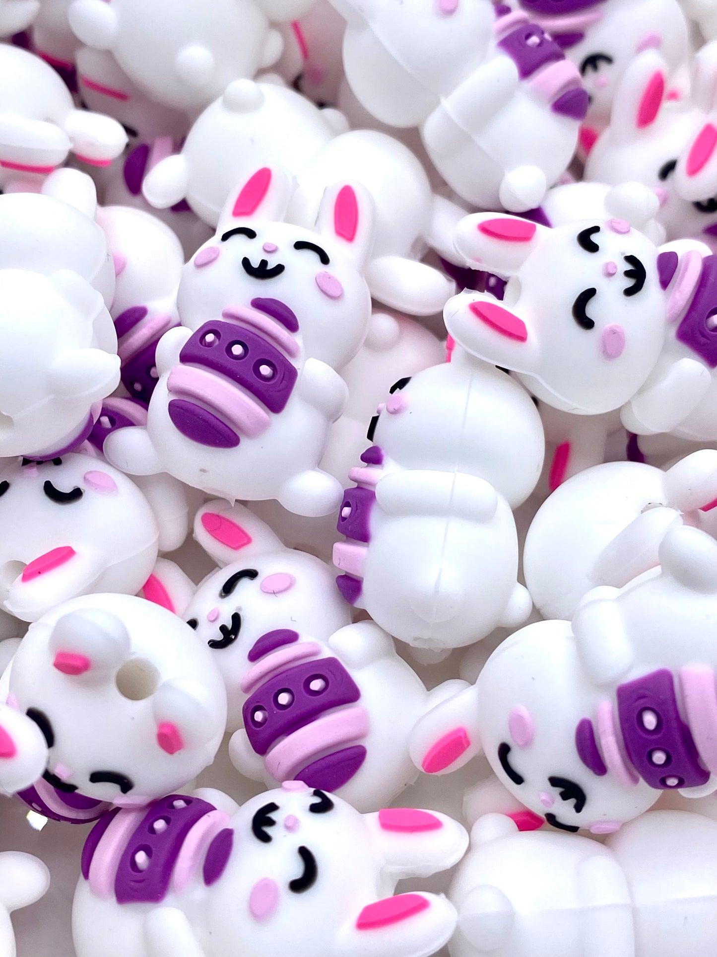 You Are Some Bunny Special 3D Silicone Focal Beads