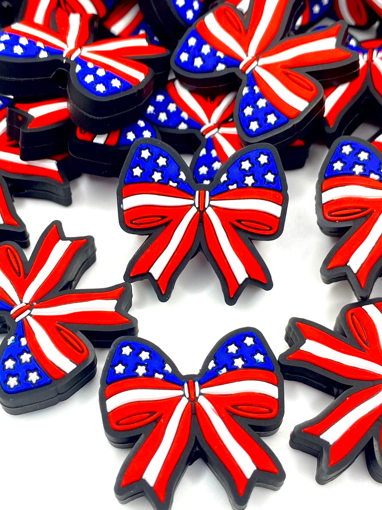 American Bow Silicone Focal Beads