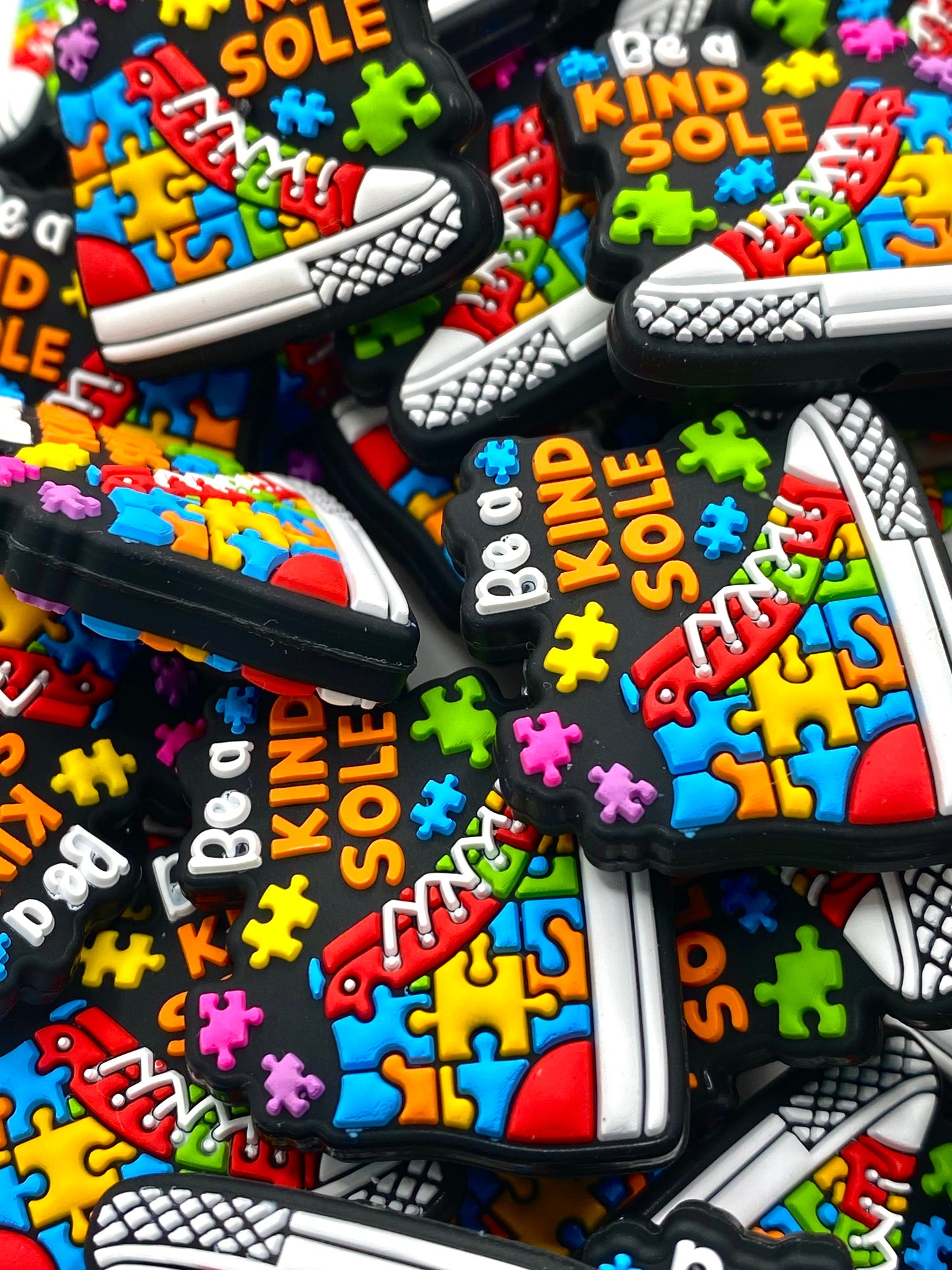 Be A Kind Sole Awareness Silicone Focal Beads