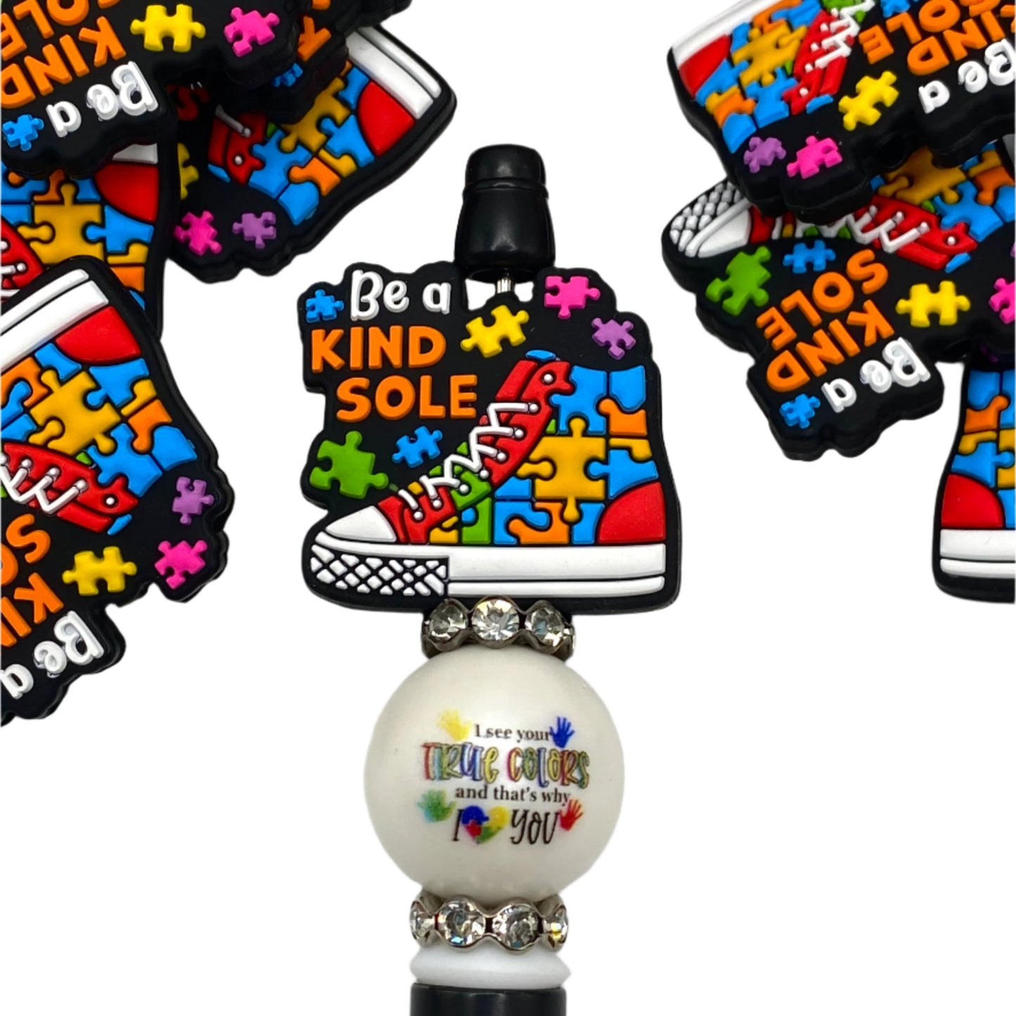 Be A Kind Sole Awareness Silicone Focal Beads