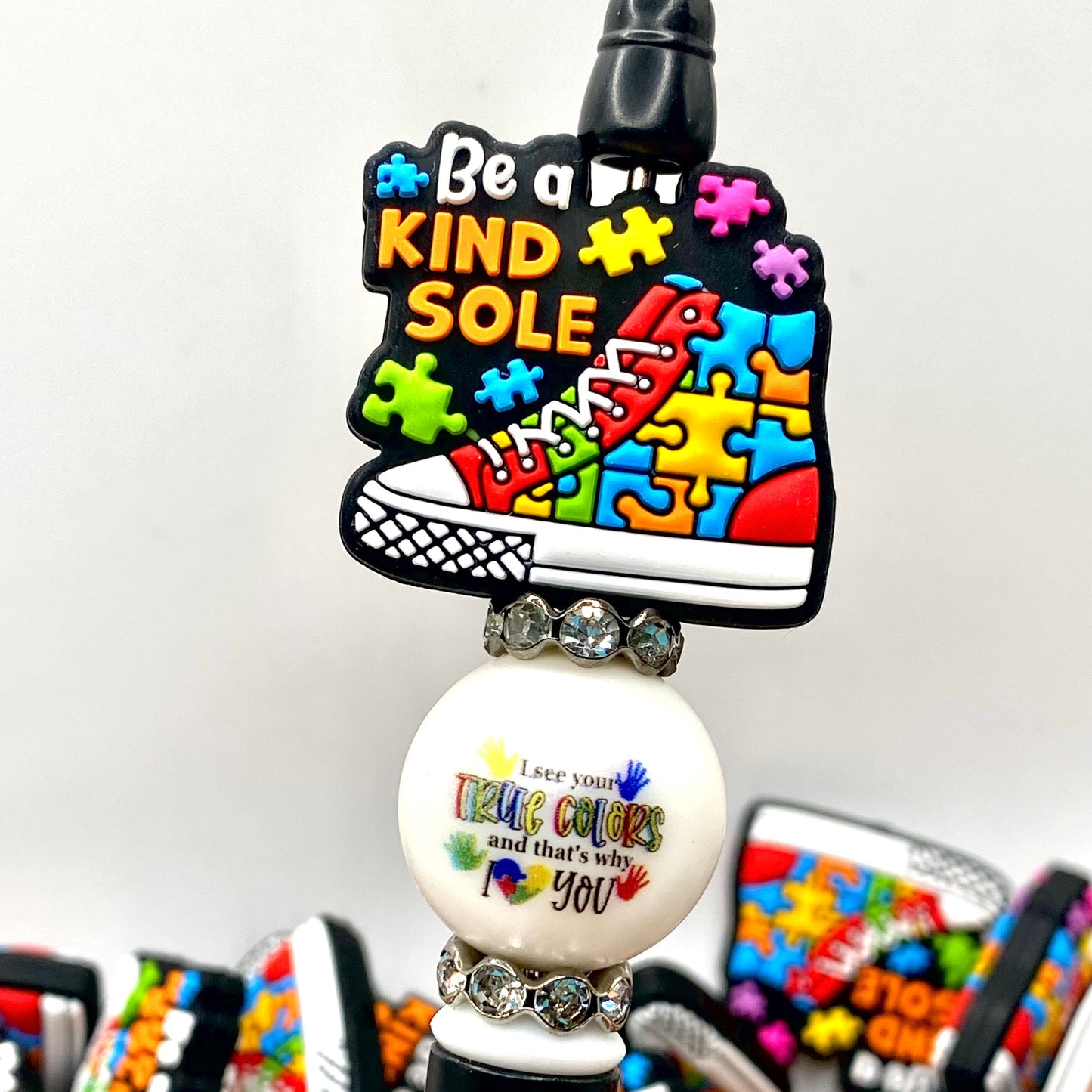 Be A Kind Sole Awareness Silicone Focal Beads