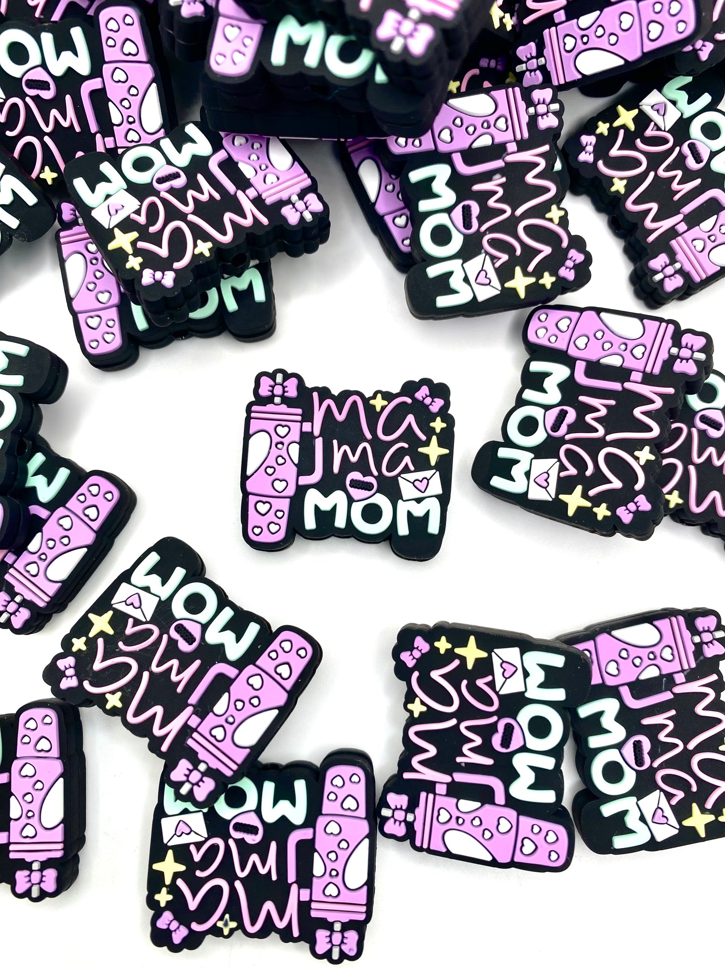 Ma Ma Mom Silicone Focal Beads