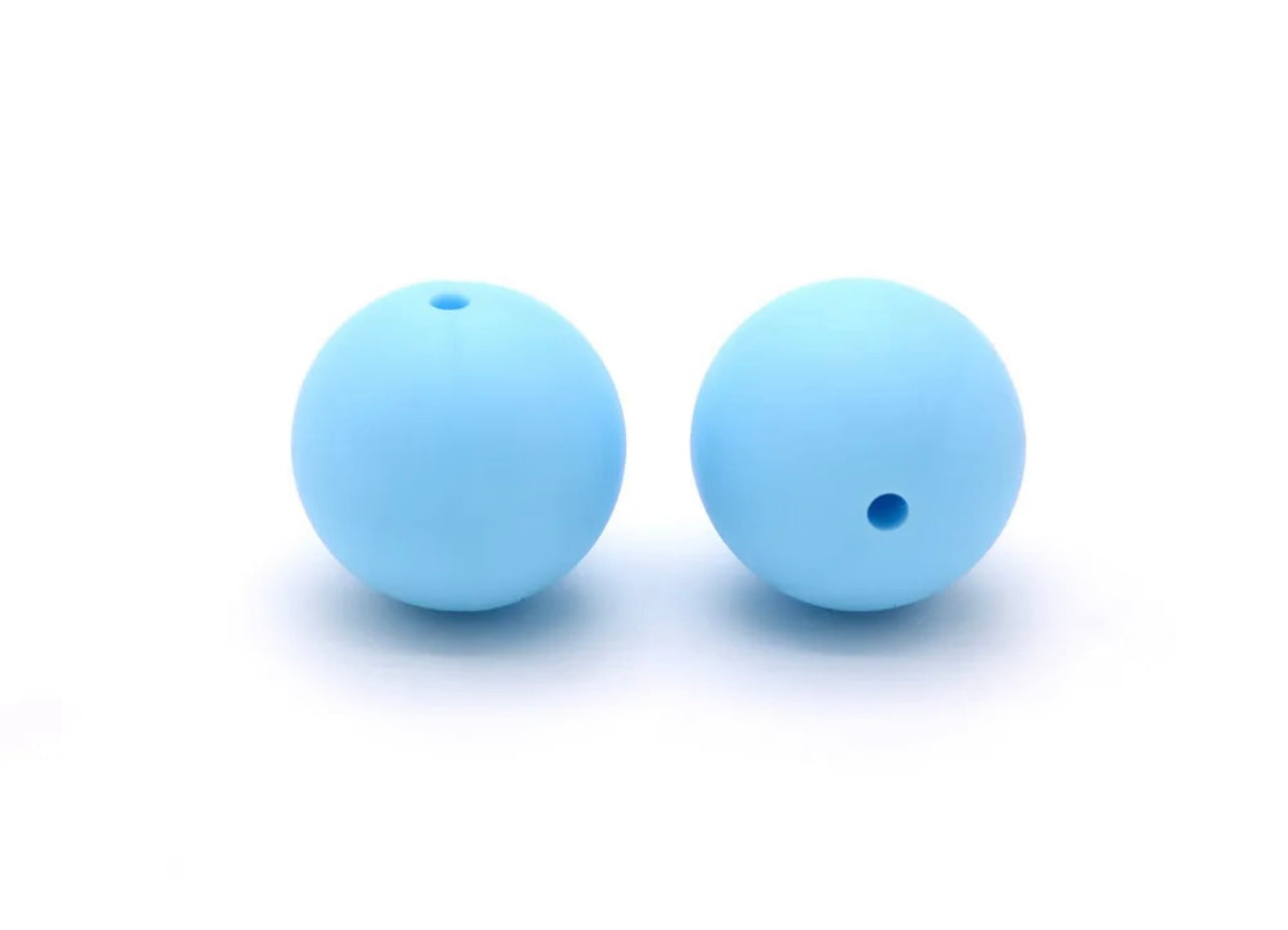 Blue BL102 Silicone Beads