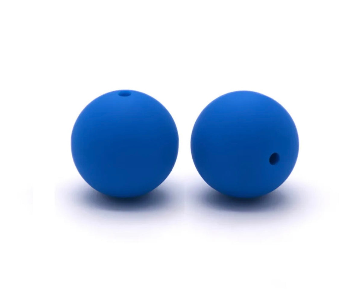 Blue BL103 Silicone Beads