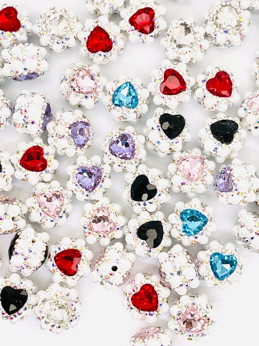 Heart of a Diamond Luxury Beads - Random Mix | Luxury beads | Rhinestone Beads | High Quality Beads