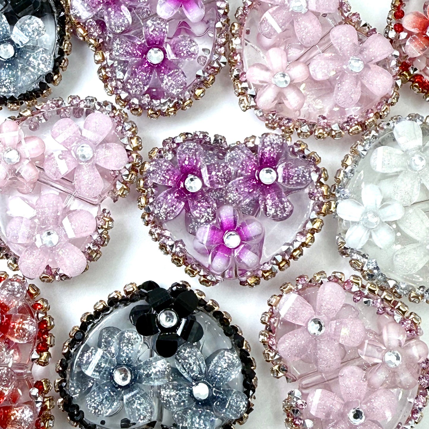 Heart Full of Blooms Fancy Beads