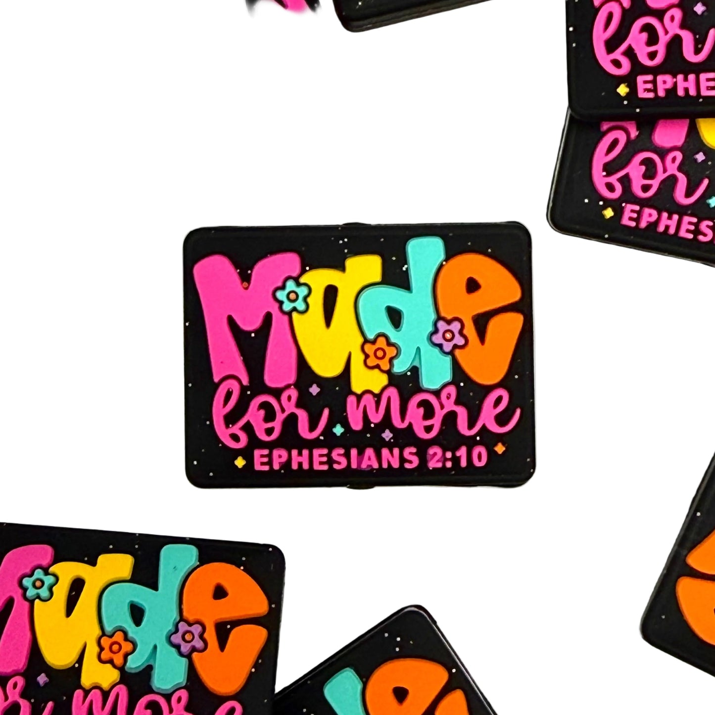 Made For More Ephesians 2:10 Silicone Focal Beads