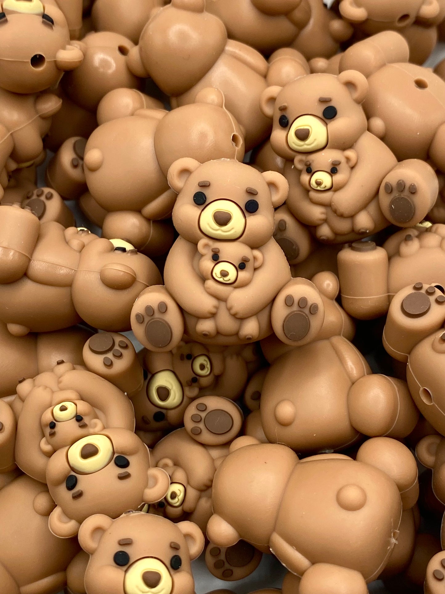 I Love You More Than I Can Bear 3D Silicone Focal Beads