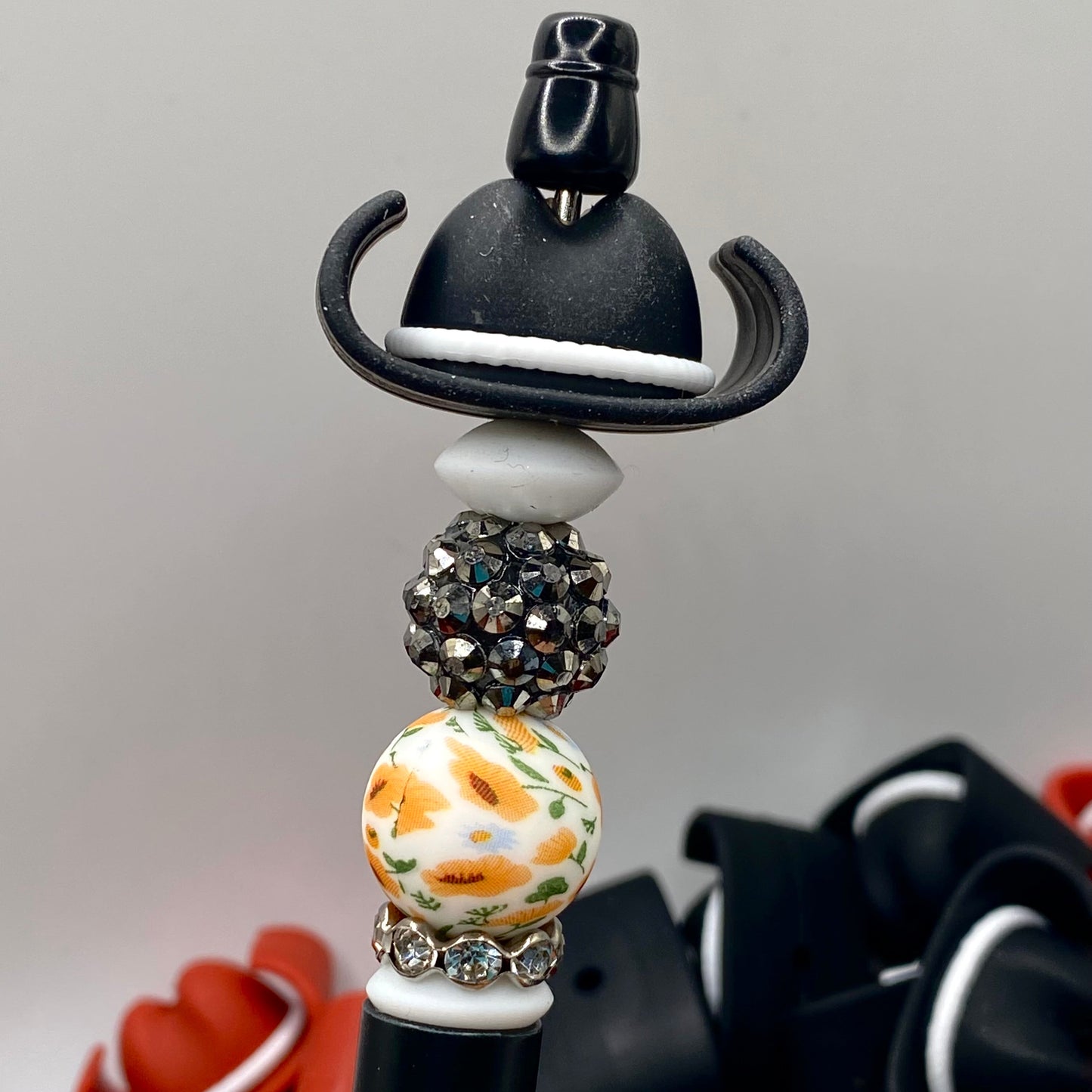 Cowboy Up 3D Silicone Focal Beads