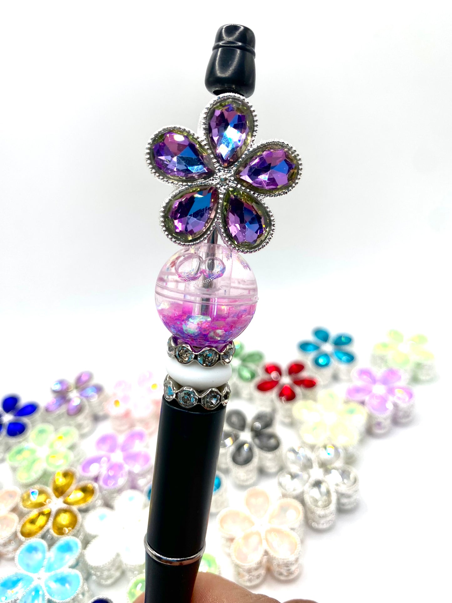 Flowers Grow Out of Dark Moments Fancy Beads