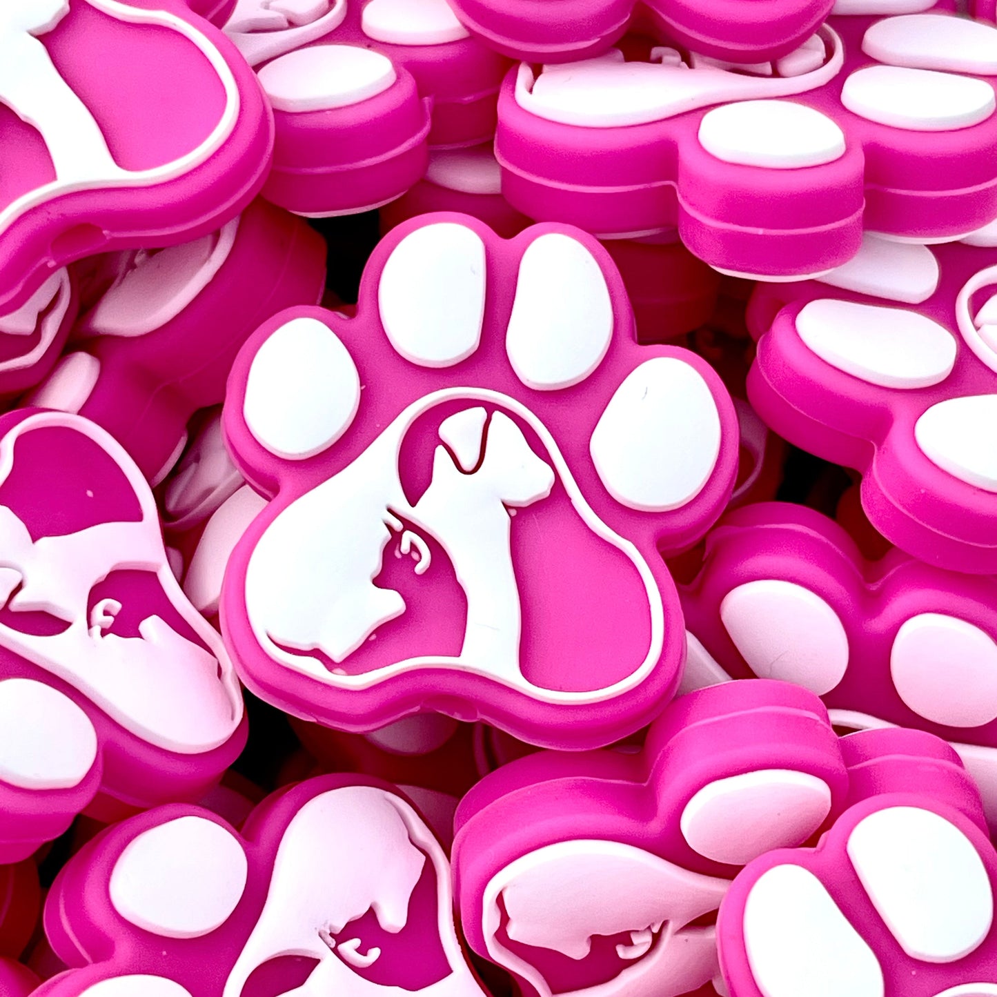 Paw Buddies Silicone Focal Beads