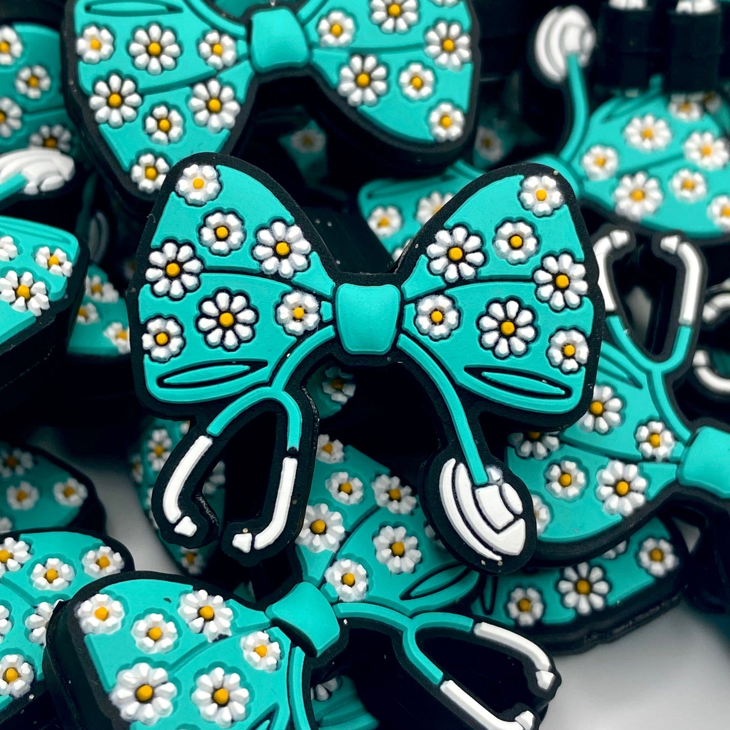 Hair Up Scrubs On Silicone Focal Beads