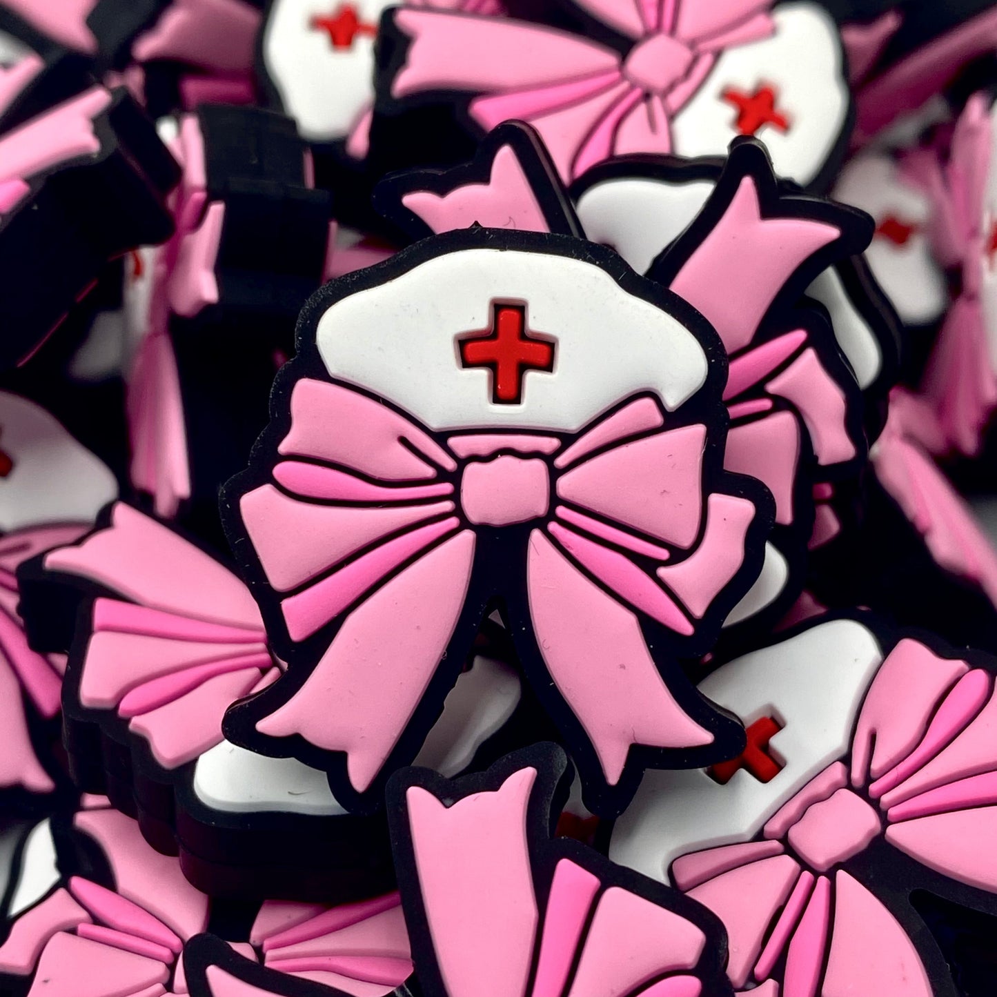 Nurse Hair Don't Care Silicone Focal Beads