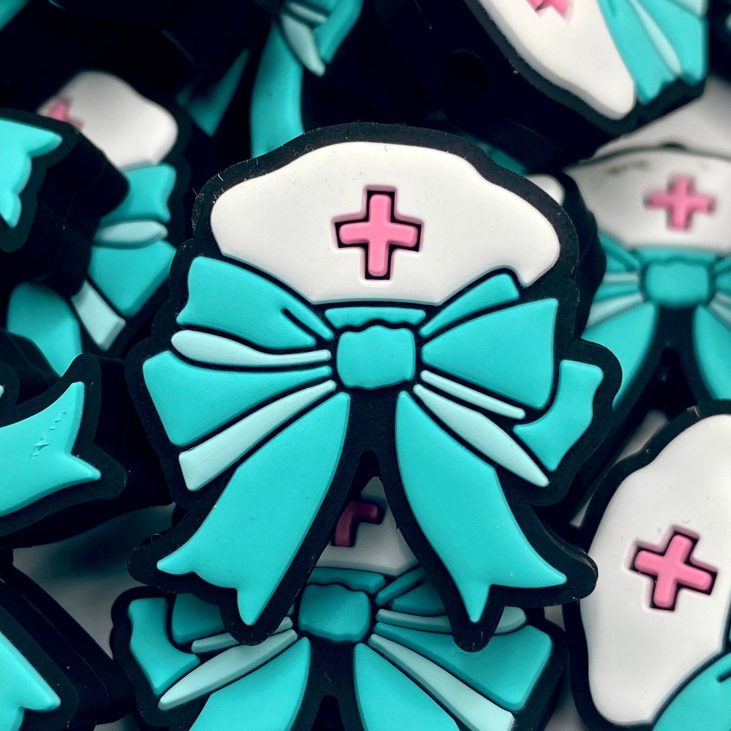 Nurse Hair Don't Care Silicone Focal Beads