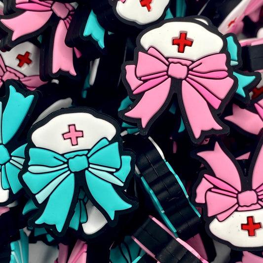 Nurse Hair Don't Care Silicone Focal Beads