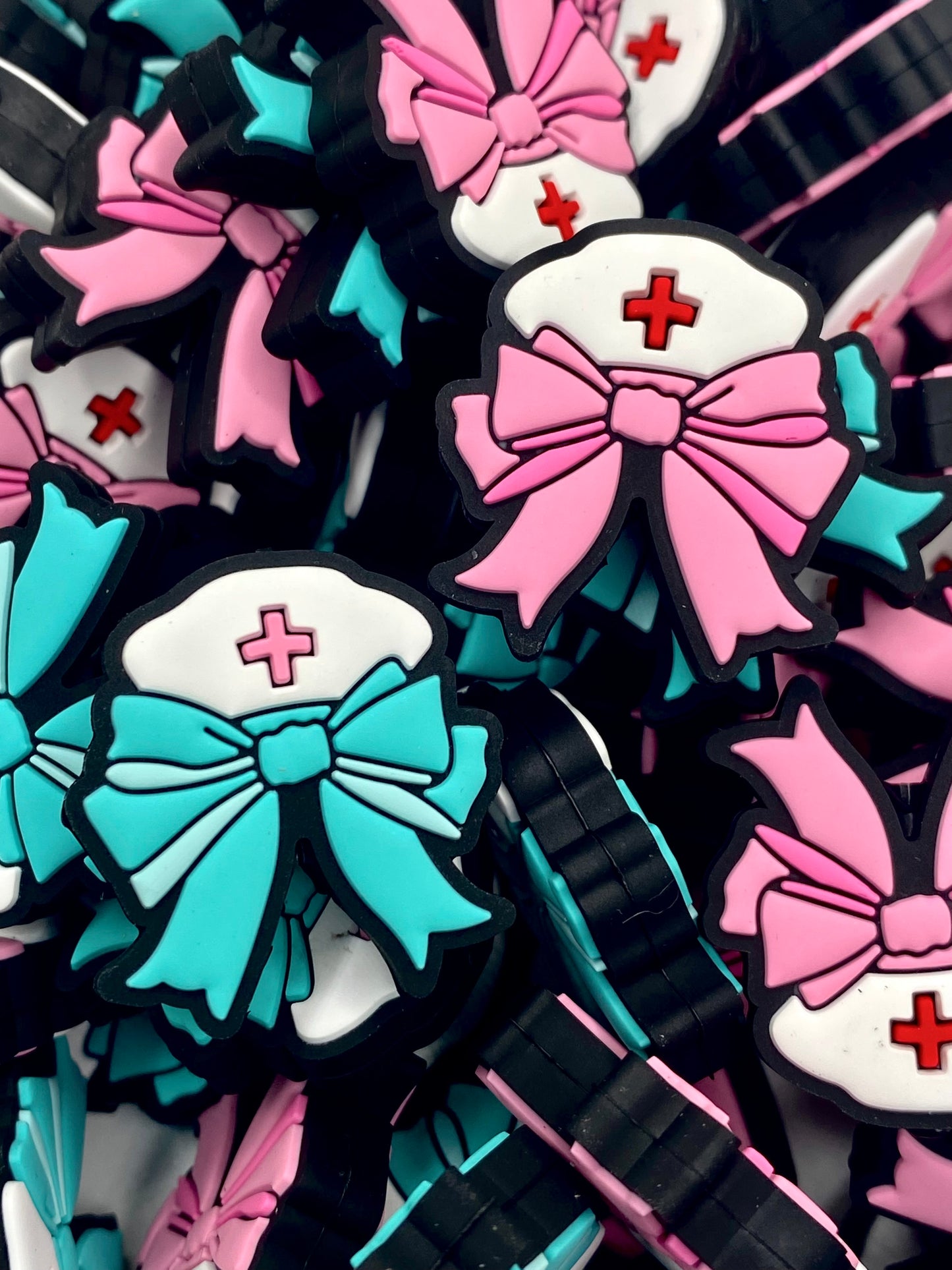 Nurse Hair Don't Care Silicone Focal Beads