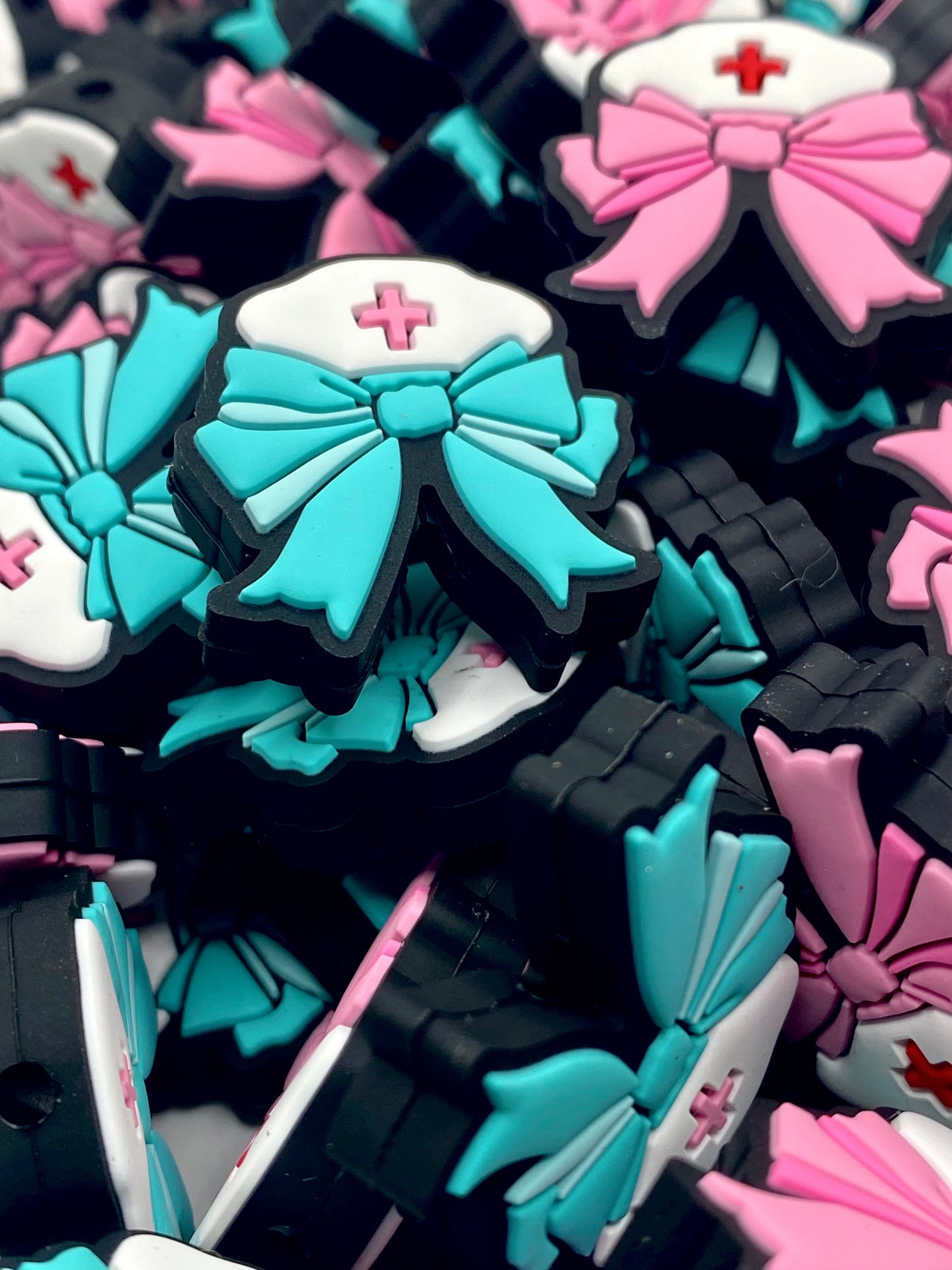 Nurse Hair Don't Care Silicone Focal Beads