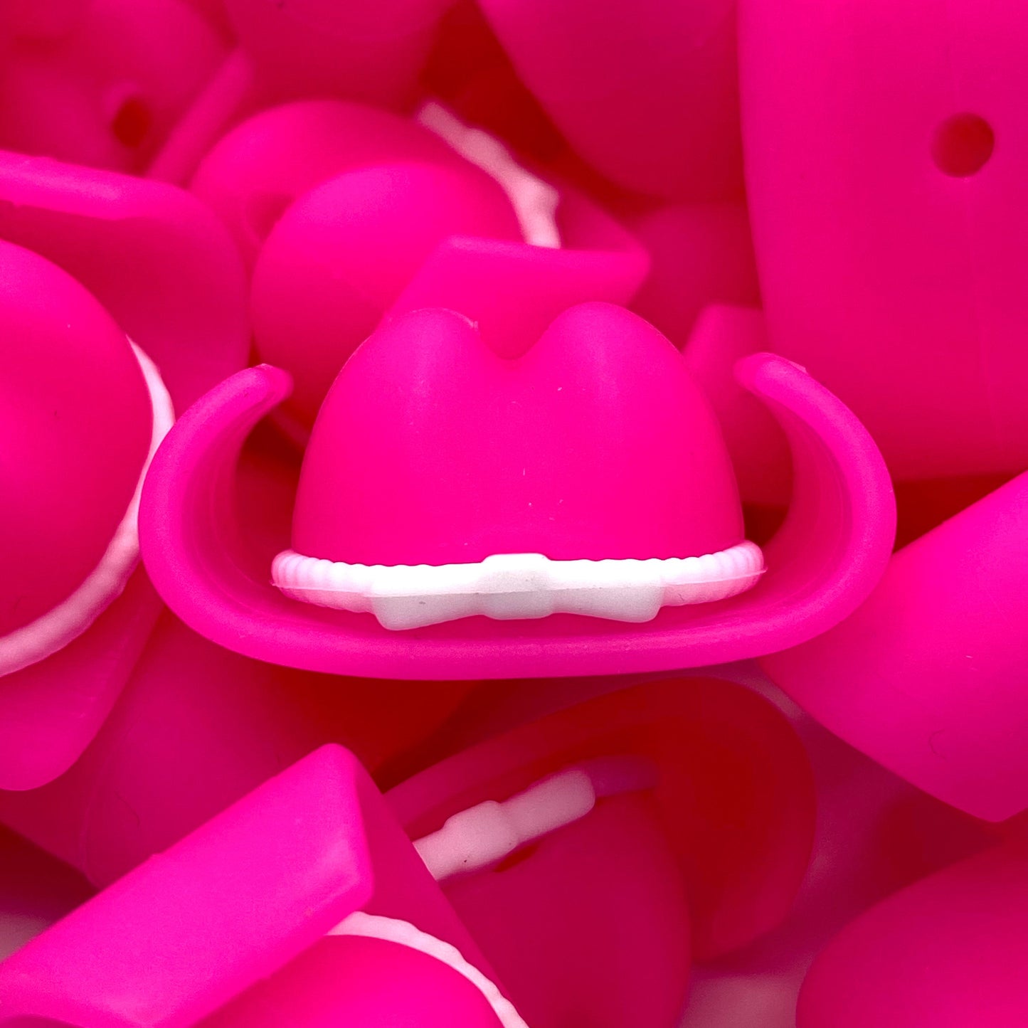 Cowboy Up 3D Silicone Focal Beads