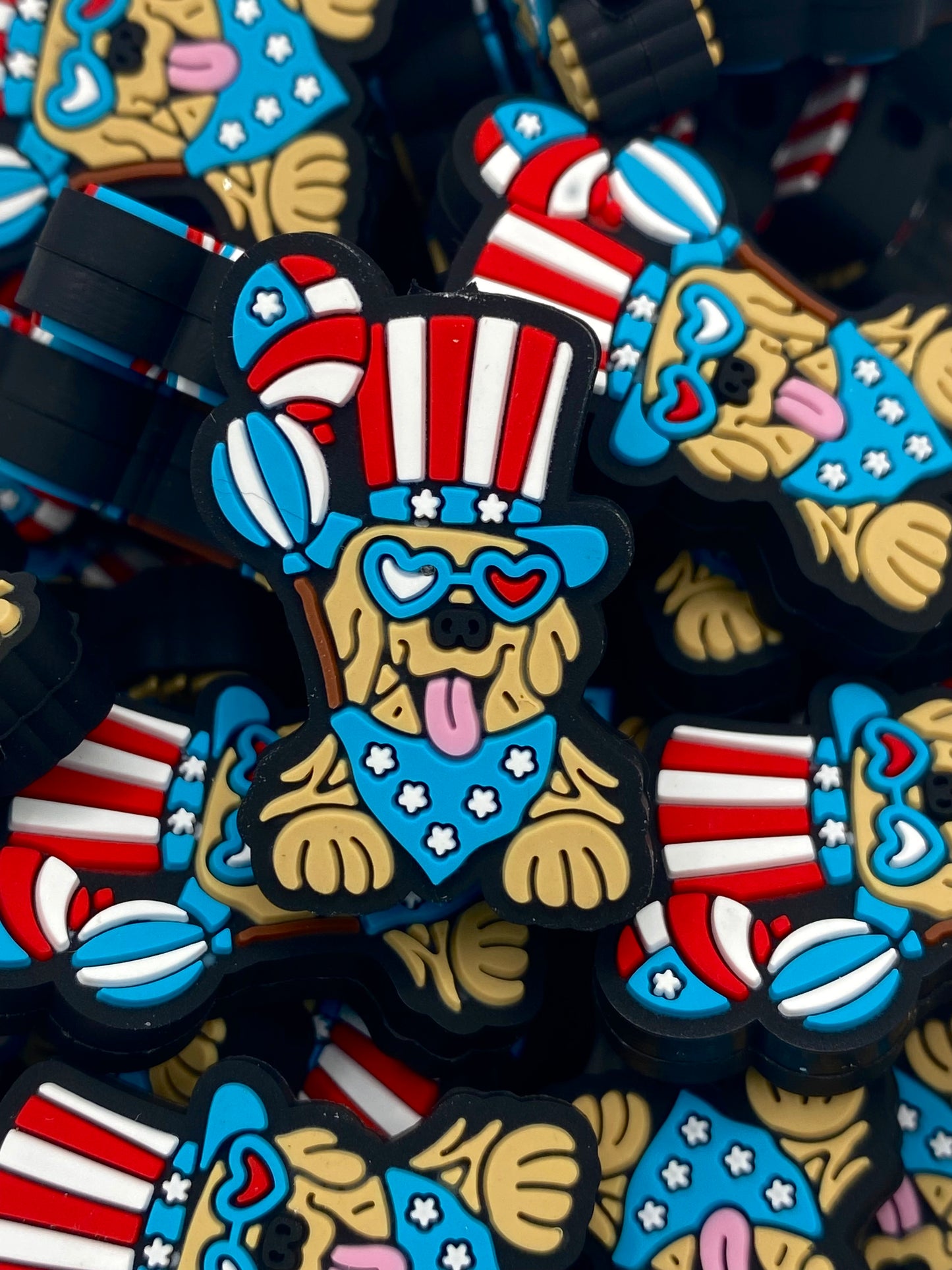 Independent Dog Silicone Focal Beads