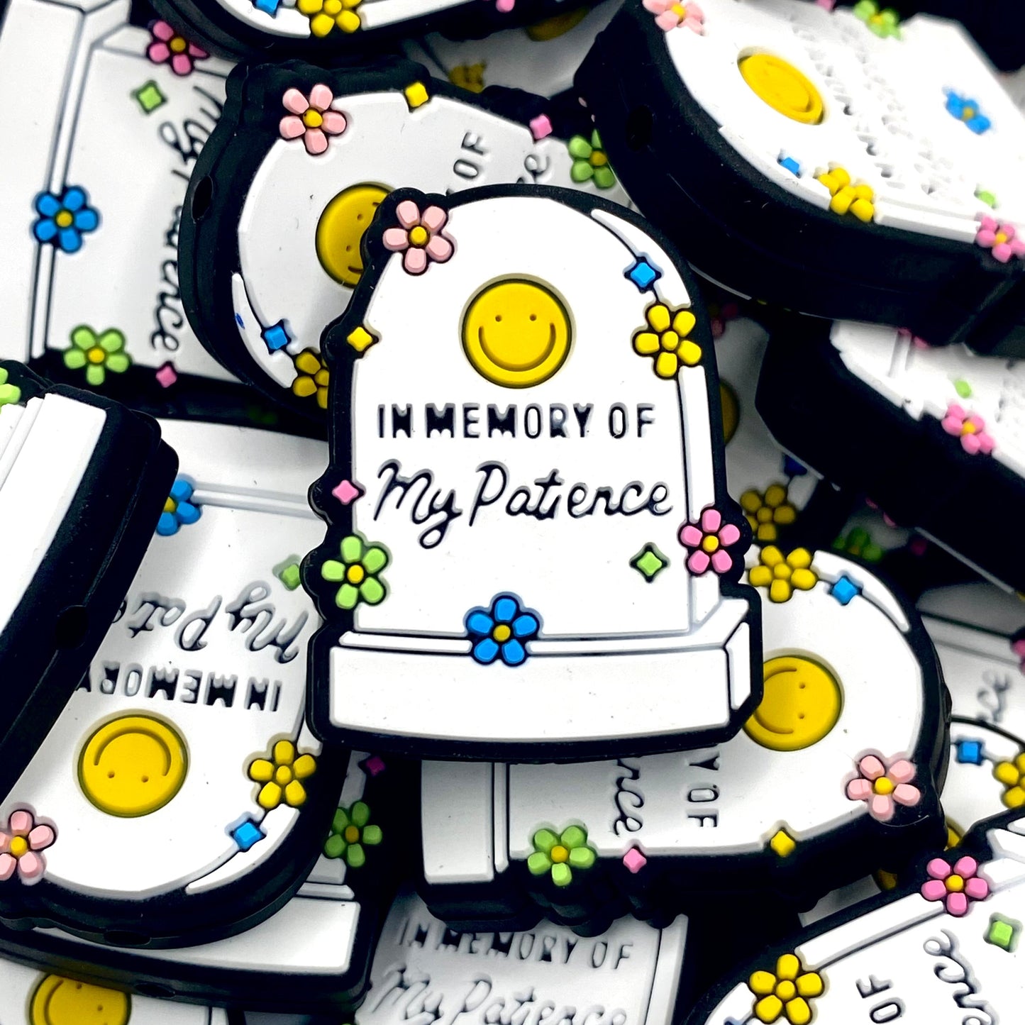In Memory of My Patience Silicone Focal Beads