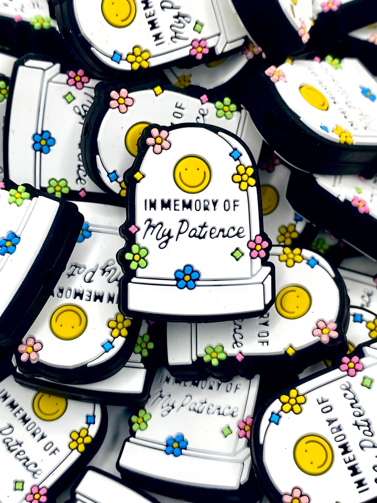 In Memory of My Patience Silicone Focal Beads