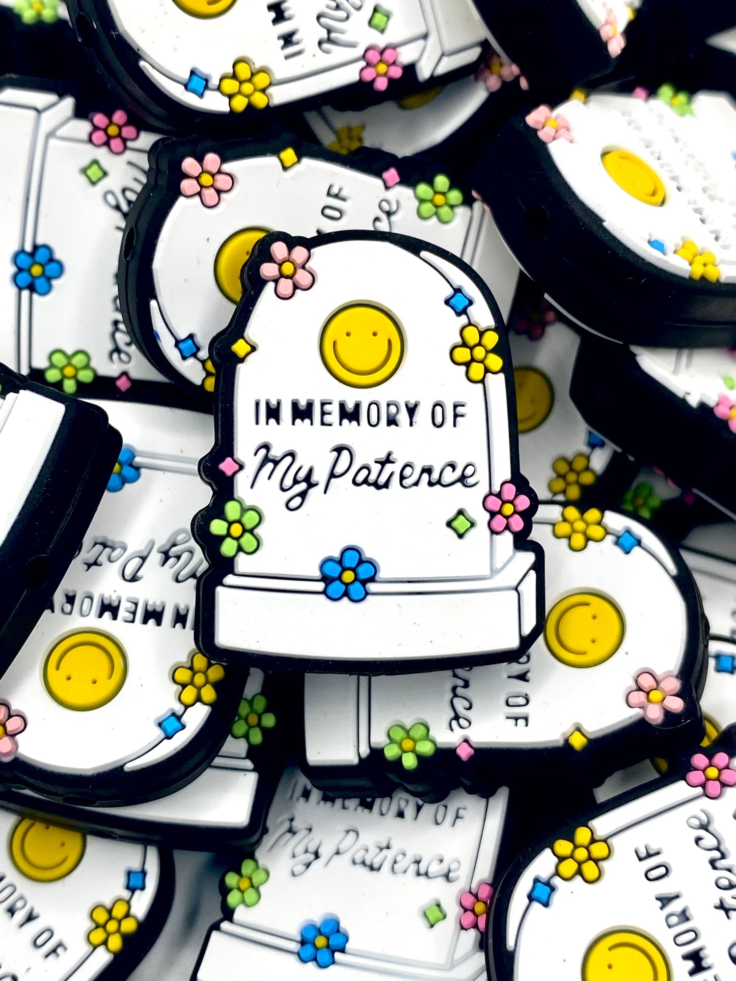 In Memory of My Patience Silicone Focal Beads