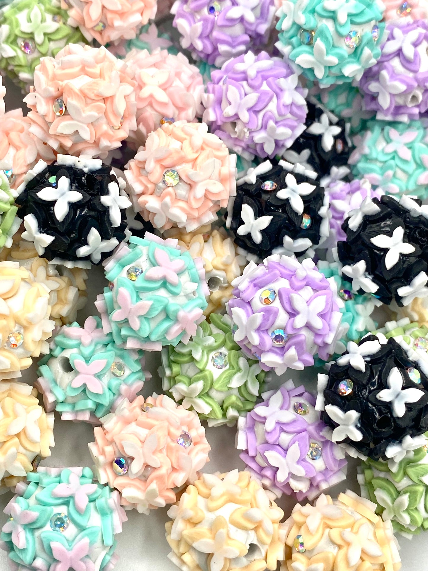 Bloom Baby Bloom Fancy Resin Polymer Clay Beads