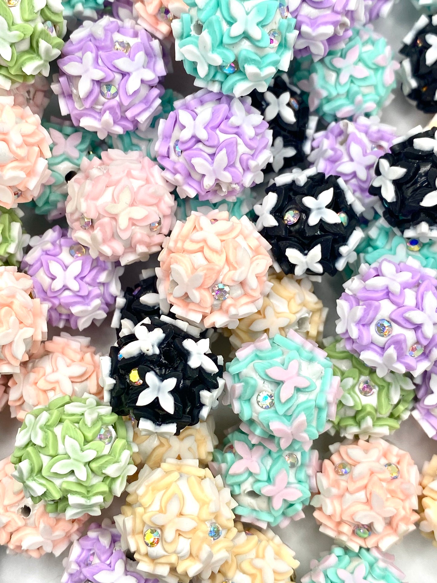 Bloom Baby Bloom Fancy Resin Polymer Clay Beads