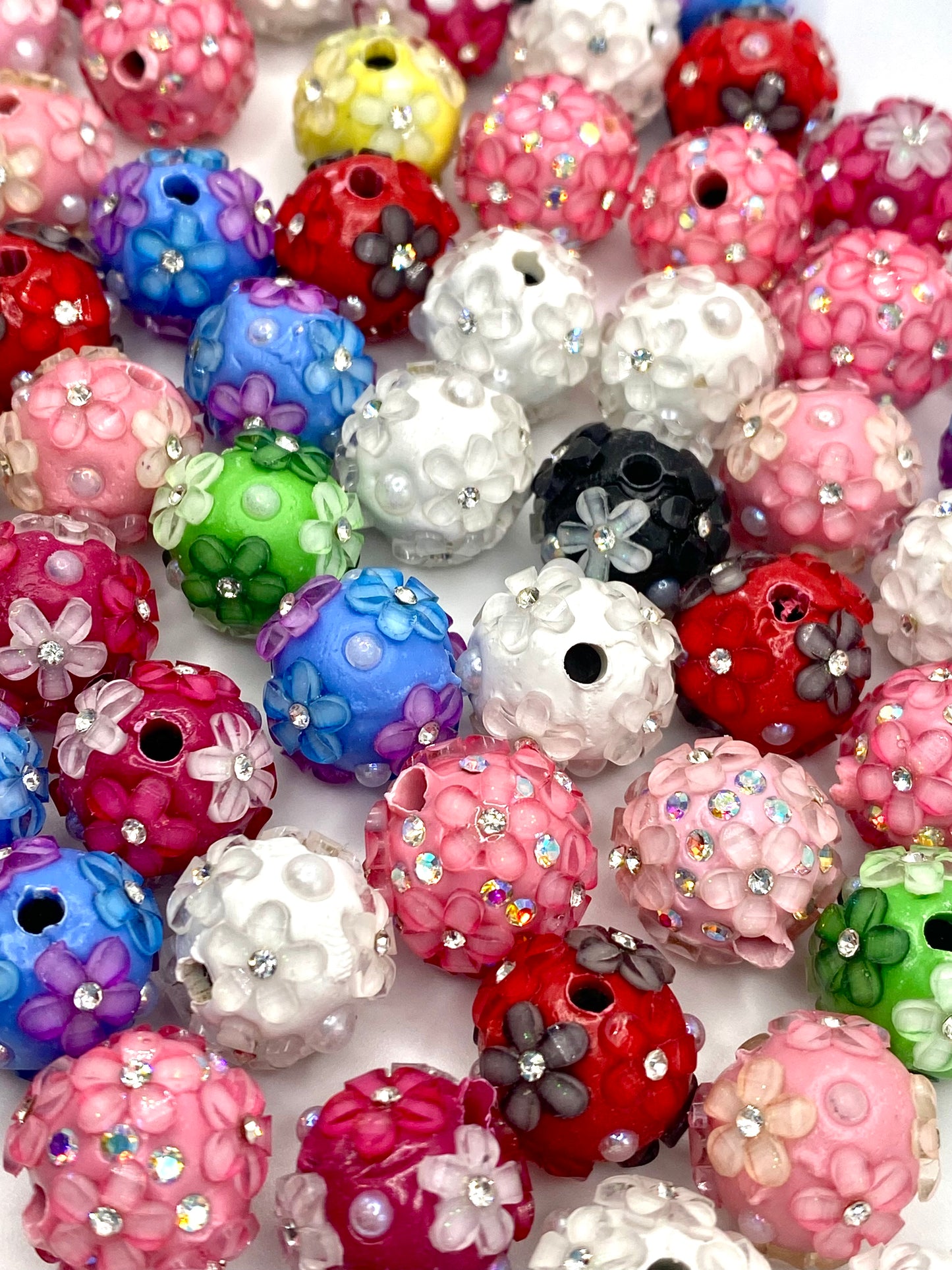 Grow Positive Thoughts Fancy Polymer Clay Beads